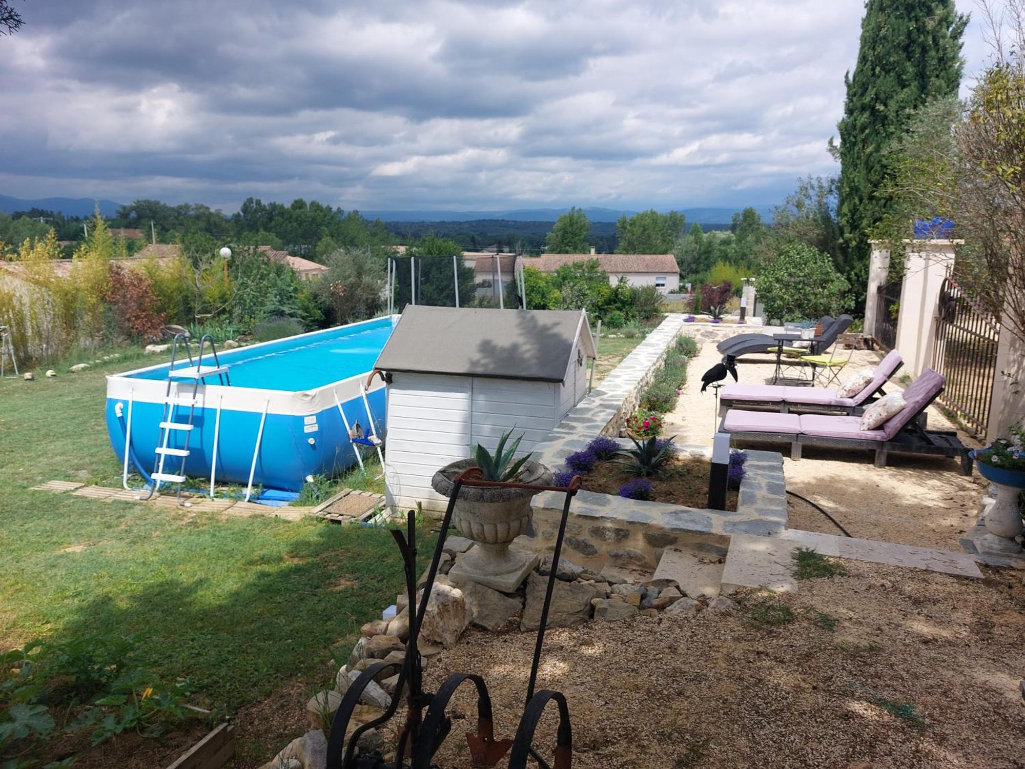 La Flor Azul Bed & Breakfast Grospierres Luaran gambar